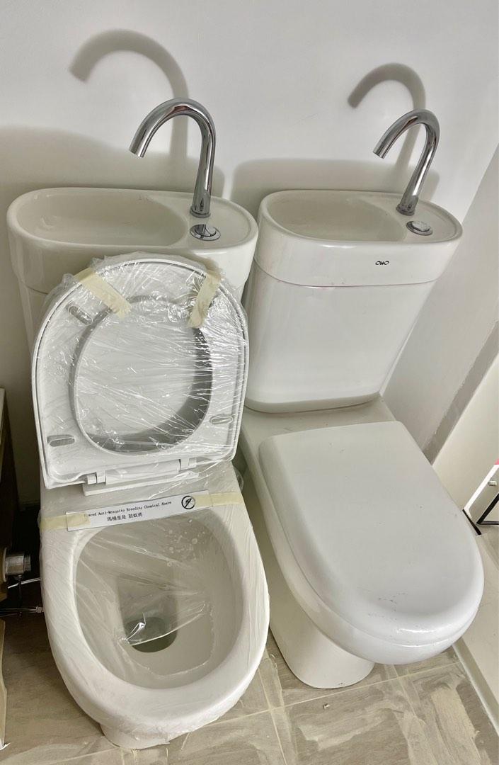 TOILET BOWL + BASIN, Furniture & Home Living, Bathroom & Kitchen