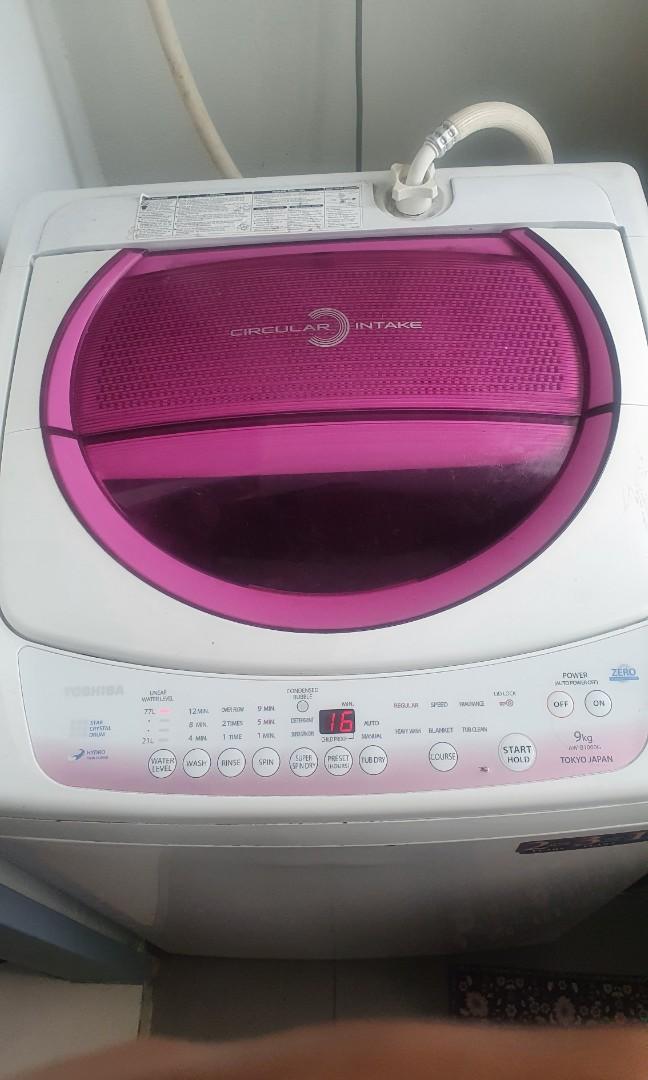 Toshiba AWB1000G 9KG Washing Machine, TV & Home Appliances, Washing