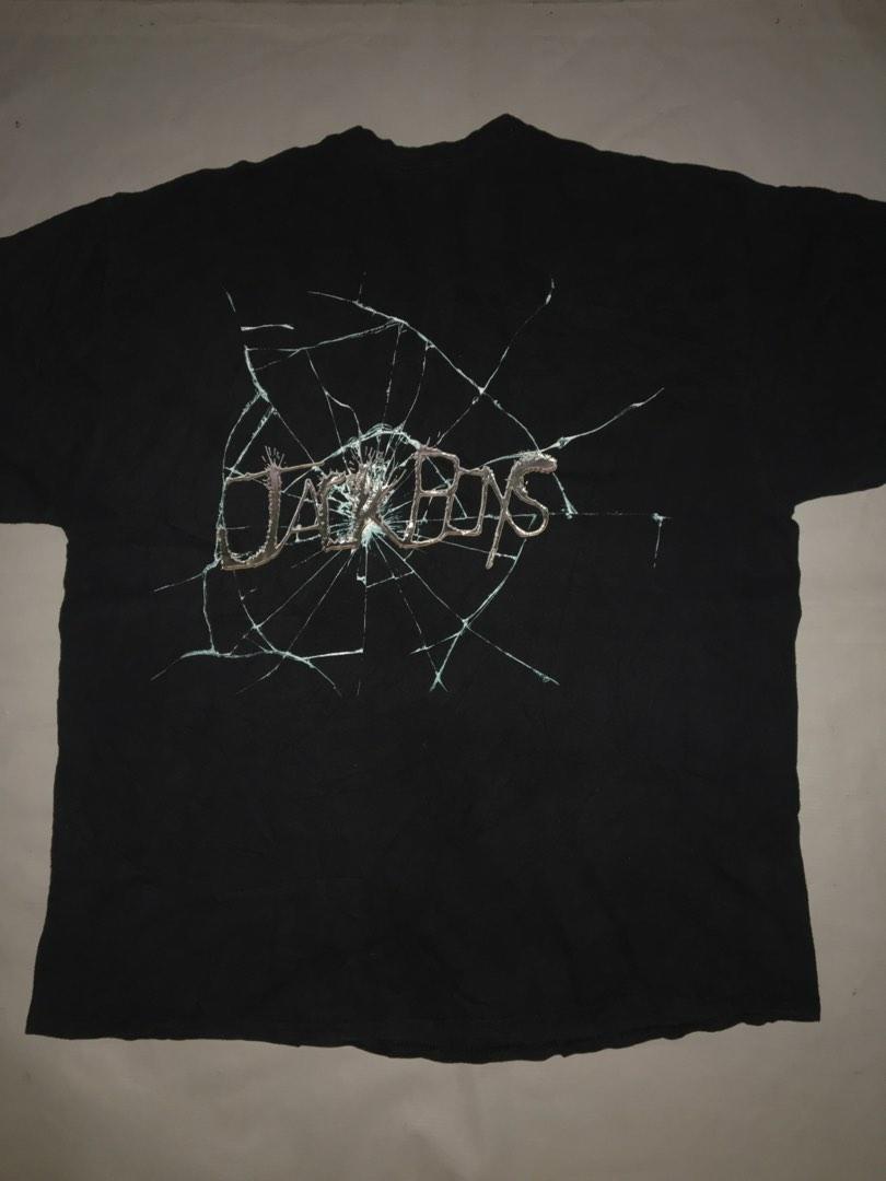 Travis Scott Jack Boys Cracked T shir Men s Fashion Tops Sets