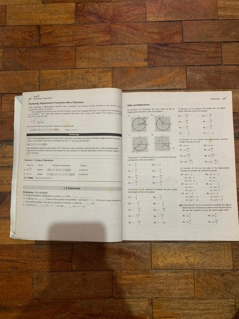 Larson Textbooks Trigonometry by Larson, Hobbies & Toys, Books & Magazines, Textbooks on ...