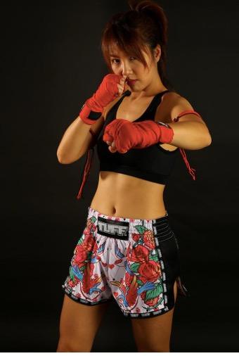 TUFF Sport Muay Thai Boxing Shorts Retro Size S M L XL Kick Boxing Muay Thai Pants Sports Special New Brand Female women Shorts