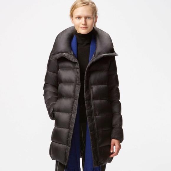 Uniqlo Women Ultra Light Down Volume Collar Coat long winter