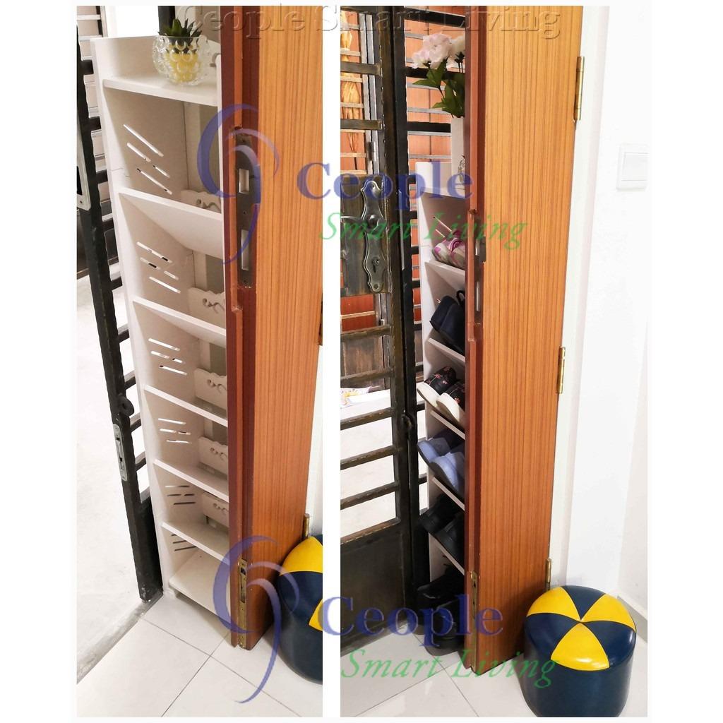 UPDATED VERSION Shoe rack/Shoe cabinet/DIY shoe rack/Furniture/ White ...
