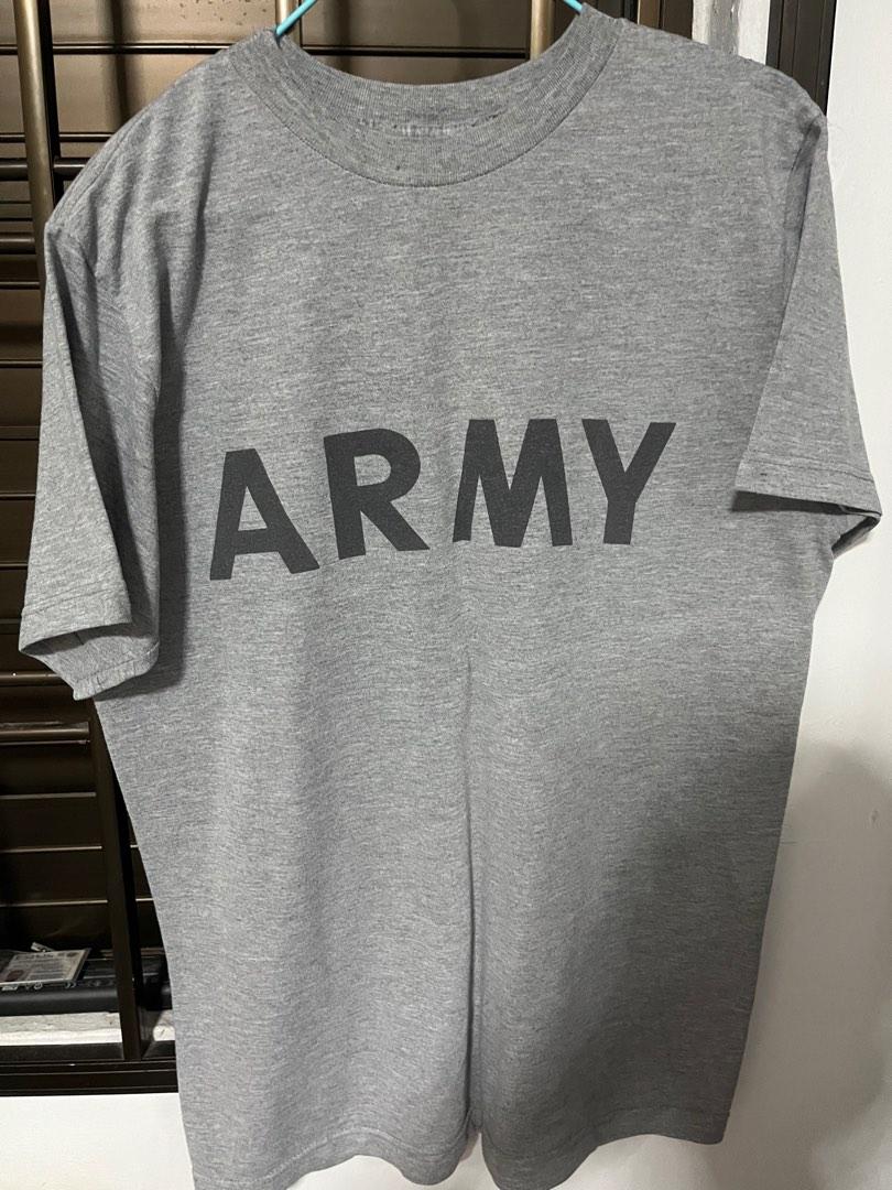 Army t shirt grey shop