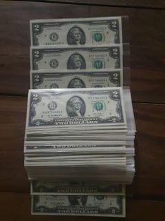 USD$2 -100 pieces ( including 1 error note and 2 ladder numbers)