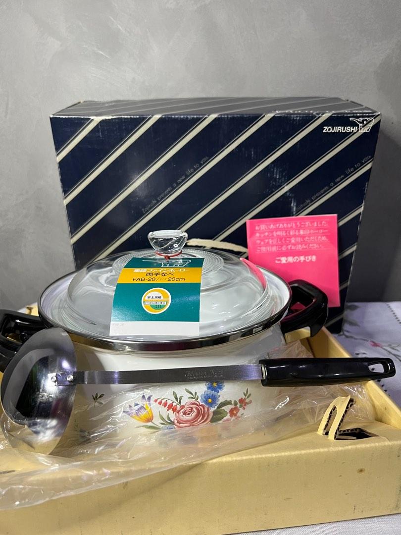 Vintage Enamel Cookware Made in Japan, TV & Home Appliances, Kitchen ...