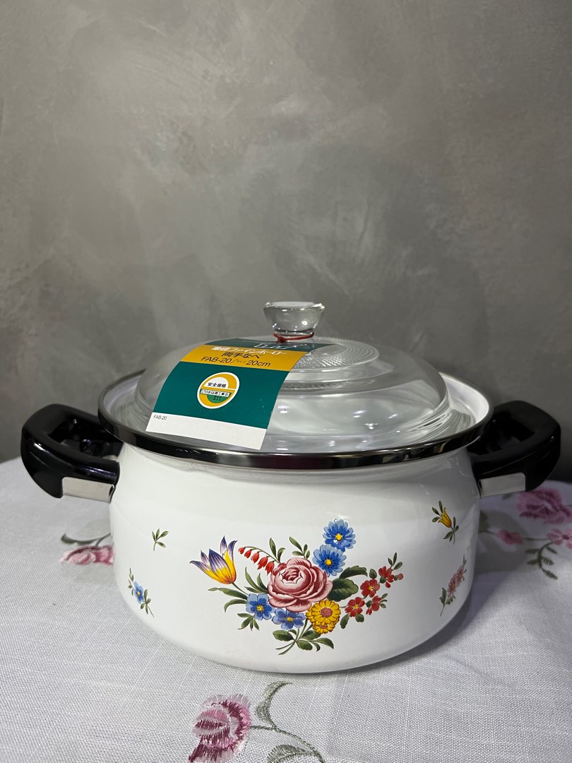Vintage Enamel Cookware Made in Japan, TV & Home Appliances, Kitchen ...