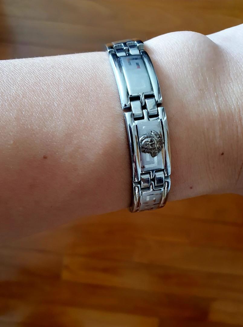 Versace stainless steel bracelet top