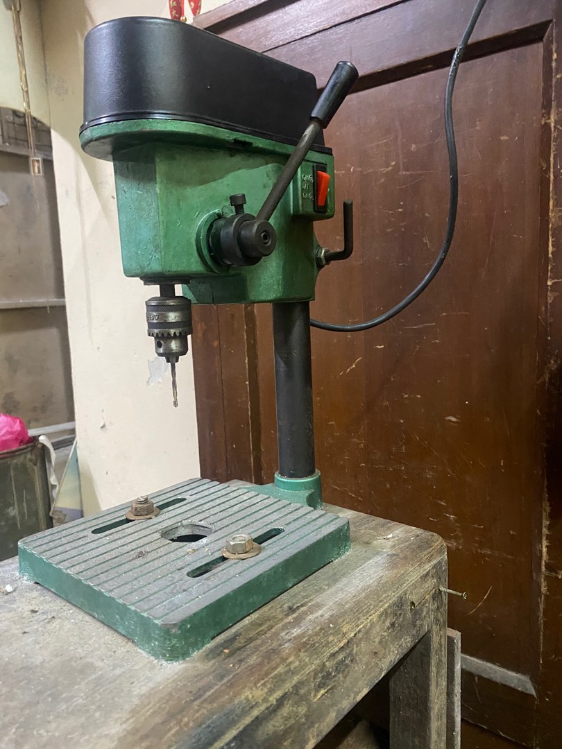 Old bench clearance drilling machine