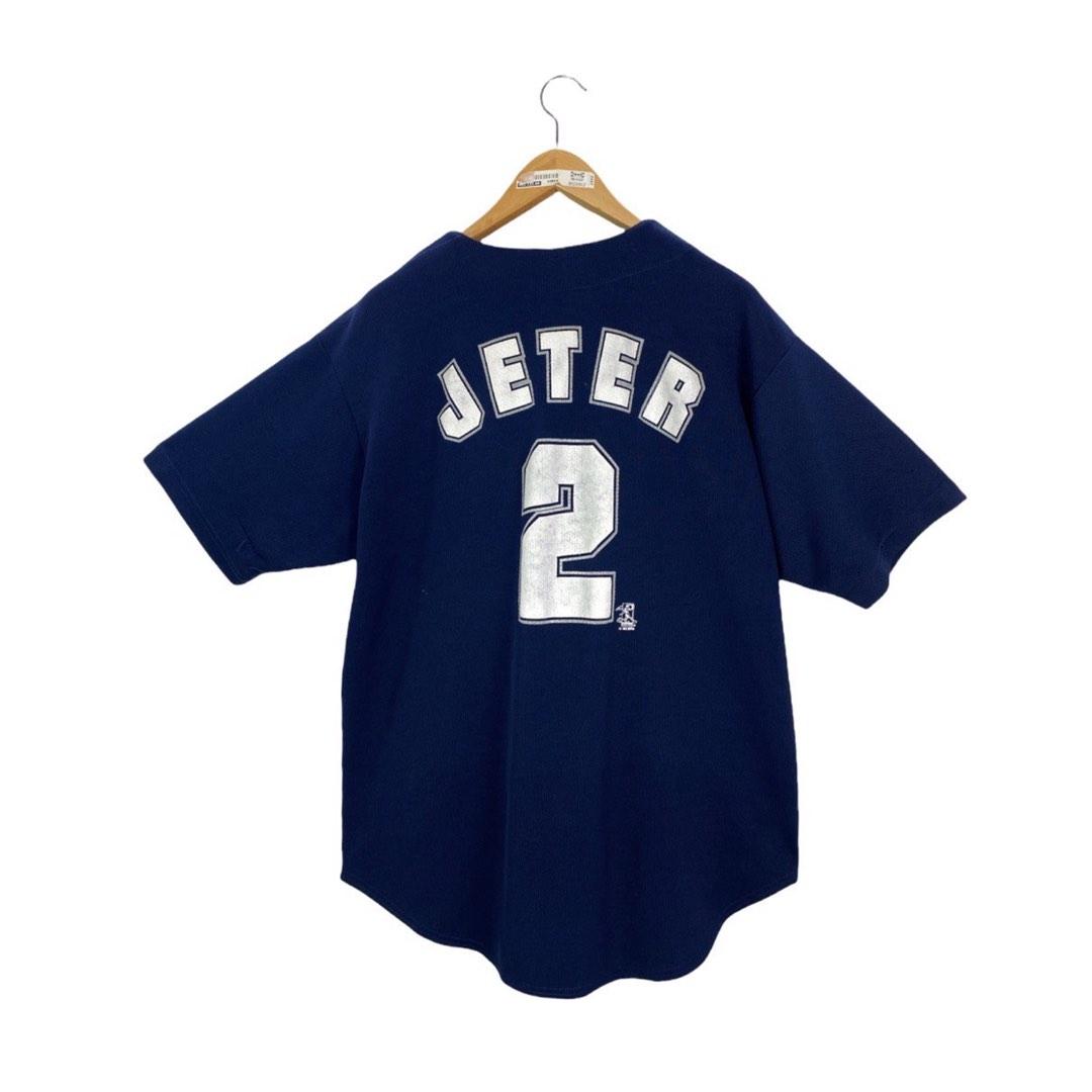 Vintage 90's New York Yankees Derek Jeter 2 Russell 