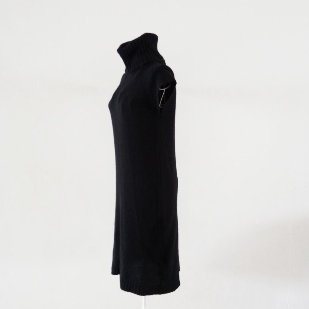 Zara Black Turtleneck Short Sleeve Midi Length Dress, Women's Fashion,  Dresses & Sets, Dresses on Carousell