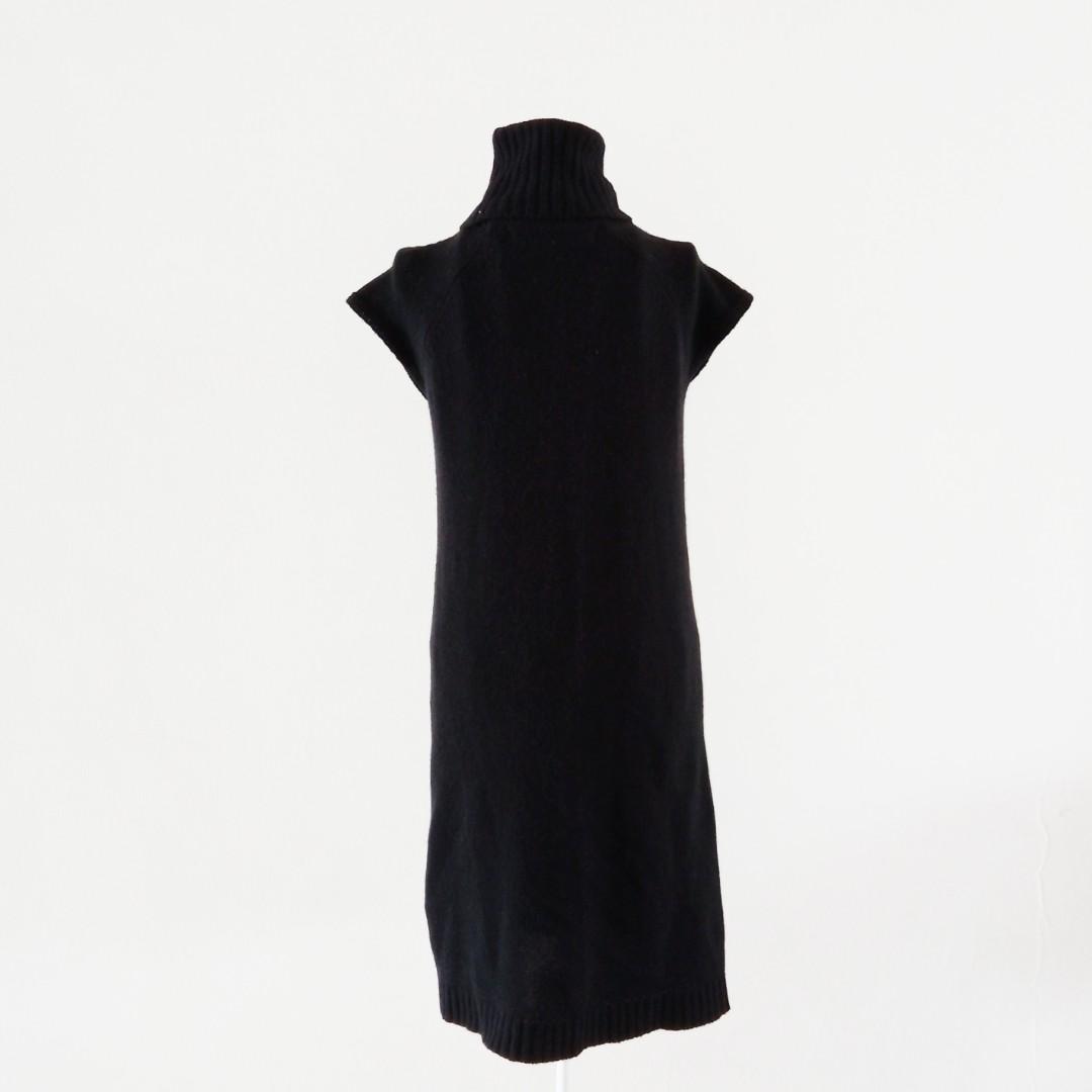 zara black turtleneck dress The Turtleneck Sweater Dress in Cashmere