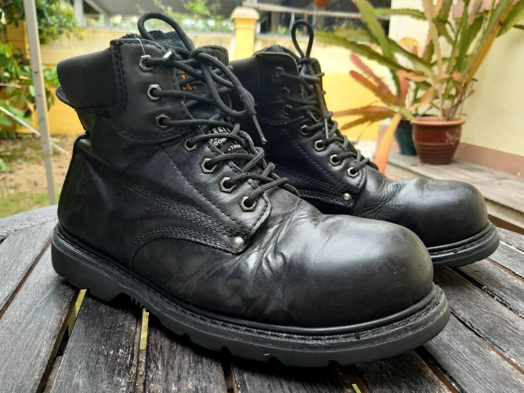 10UK GRAFTERS INDUSTRIAL SAFETY BOOTS STEEL TOE Men s Fashion