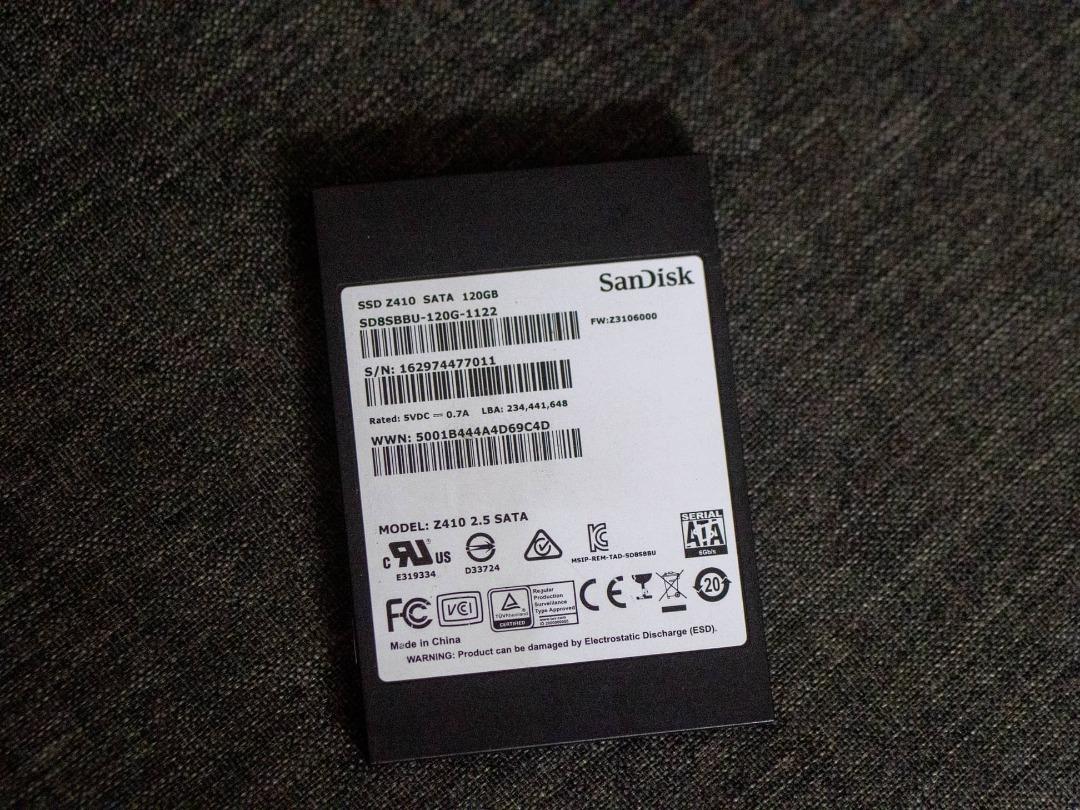 120GB SanDisk Z410 SSD SATA 2.5