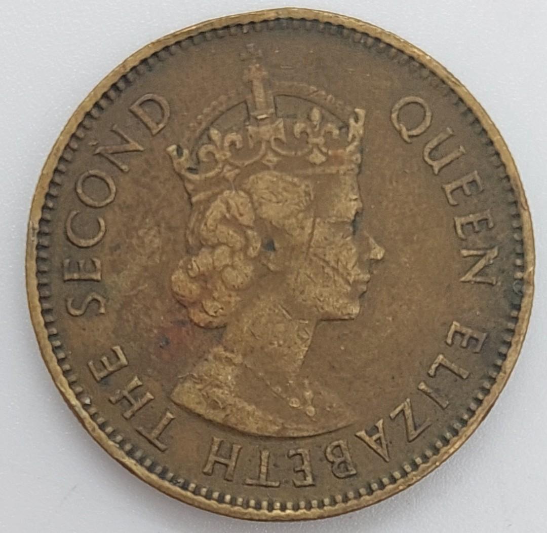 1958)Hong Kong TEN Cents/Circulation coins /(1958)香港一毫硬幣/流通幣/Ref1958,  興趣及遊戲, 收藏品及紀念品, 錢幣- Carousell