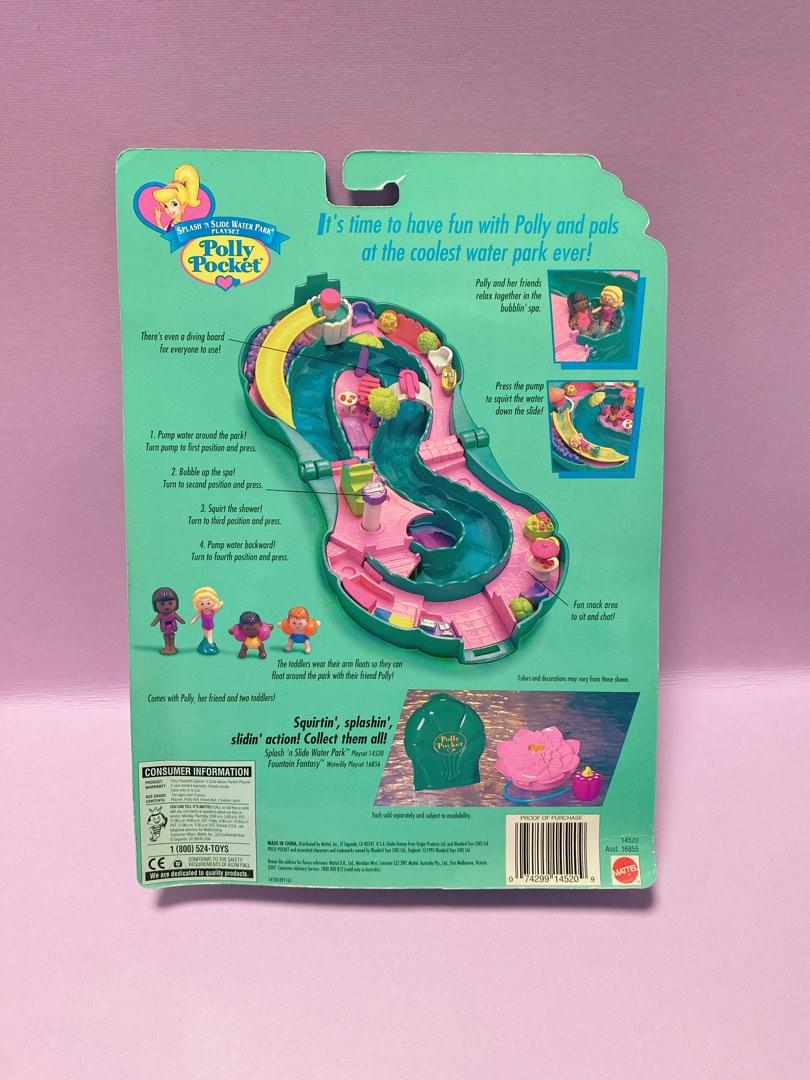 全新中古1995 Polly Pocket Splash 'n Slide Water Park 水上