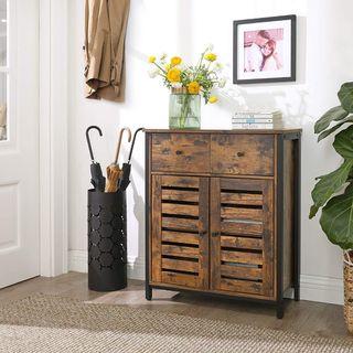 20% OFF RRP $779.58  Large ViewLarge ViewLarge ViewLarge View Floor Cabinet with 1 Drawer and Shelf Rustic Brown