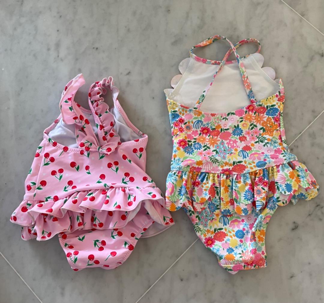 Girls hotsell frill swimsuit