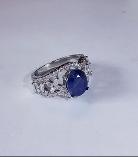 天然泰國藍宝石3.5ct825 ring size17hk(18mm).64205752003970110