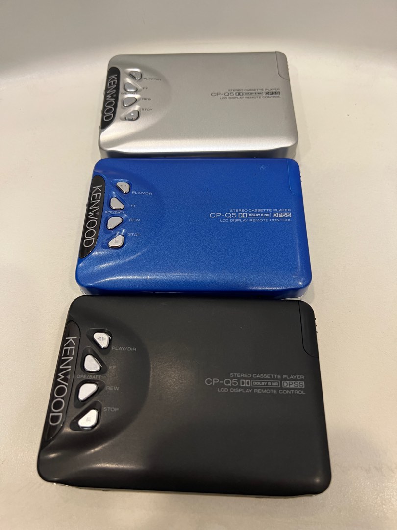 4 x vintage walkman bundle restoration project Kenwood, Audio