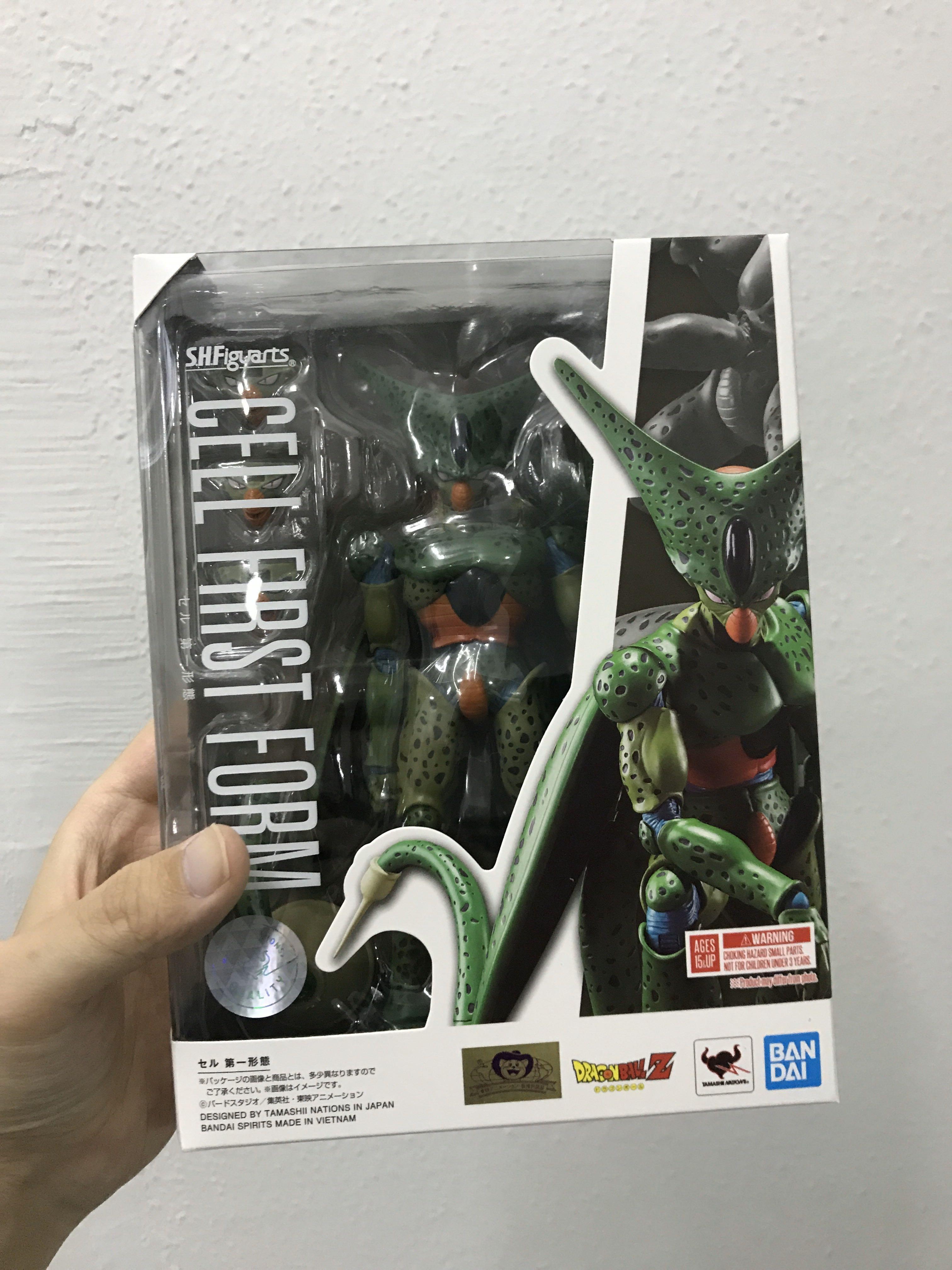 日版全新魂限bandai 龍珠shf 斯路第一型態沙魯第一形態cell First Form 興趣及遊戲 玩具 遊戲類 Carousell