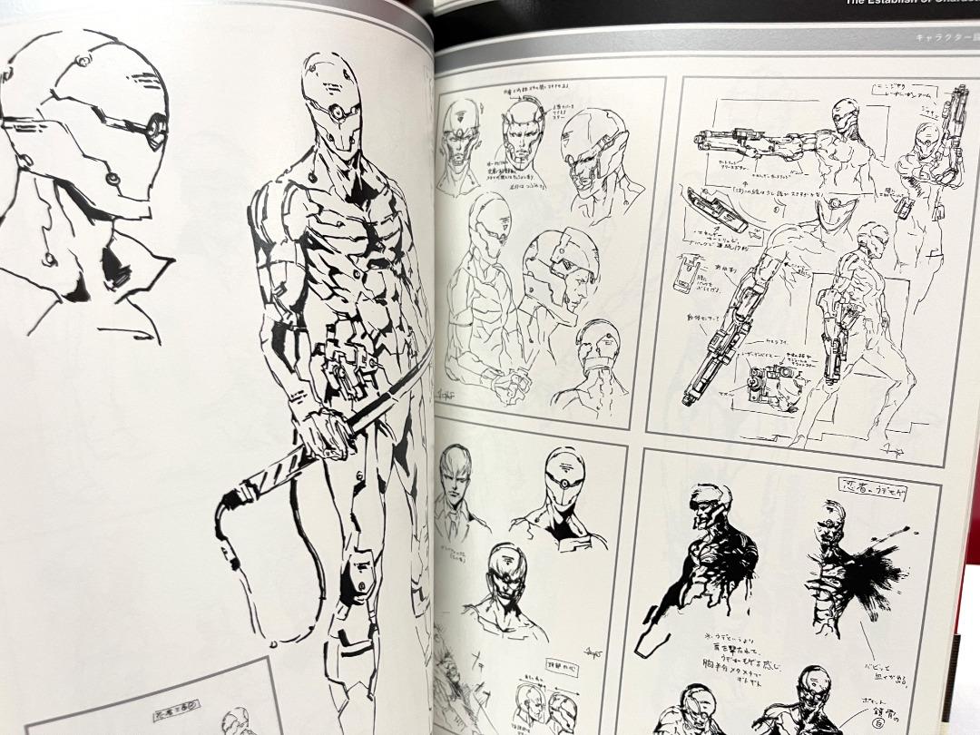 罕有絕版新川洋司画集畫集The Art of Metal Gear Solid by Yoji