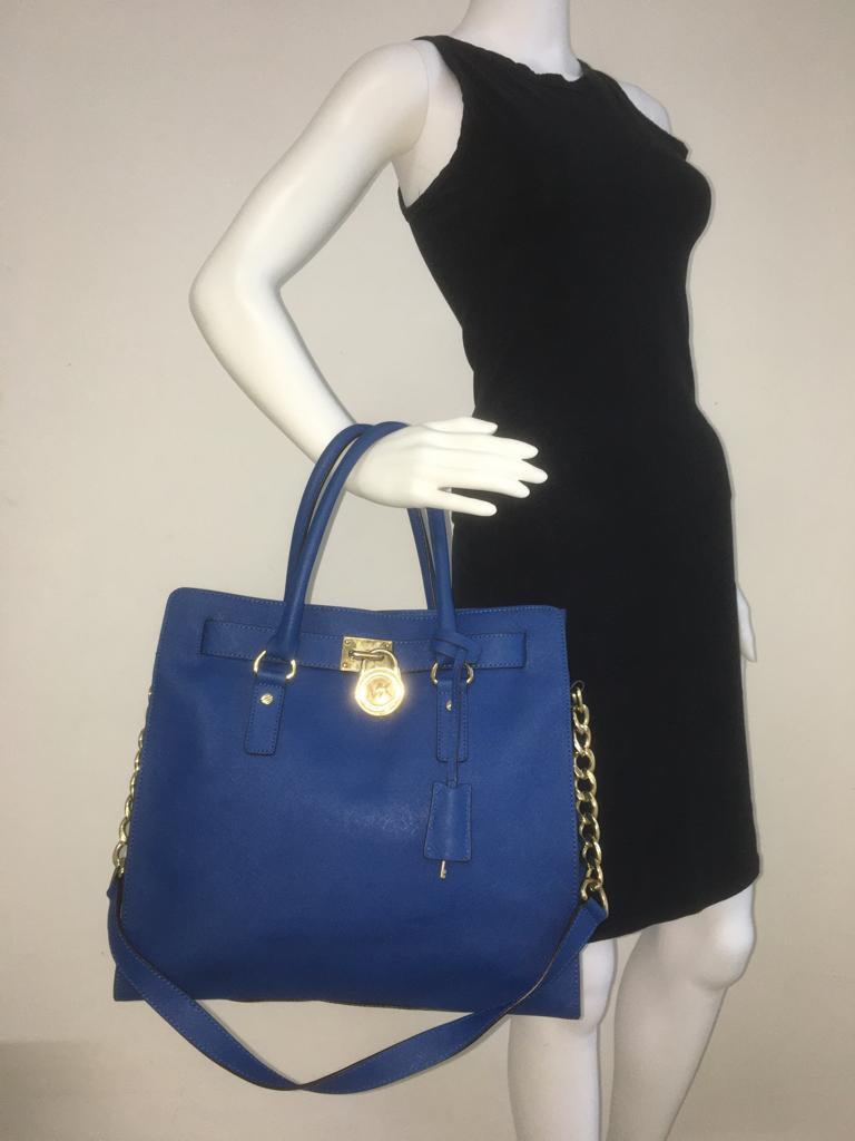 ?️ Authentic Michael Kors Blue Bag [Urgent To Sell!] #NY50, Luxury, Bags &  Wallets on Carousell