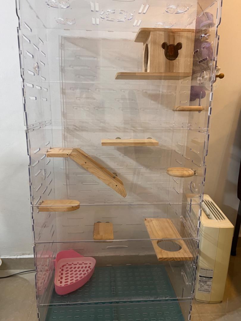 Acrylic chinchilla cage Clearance