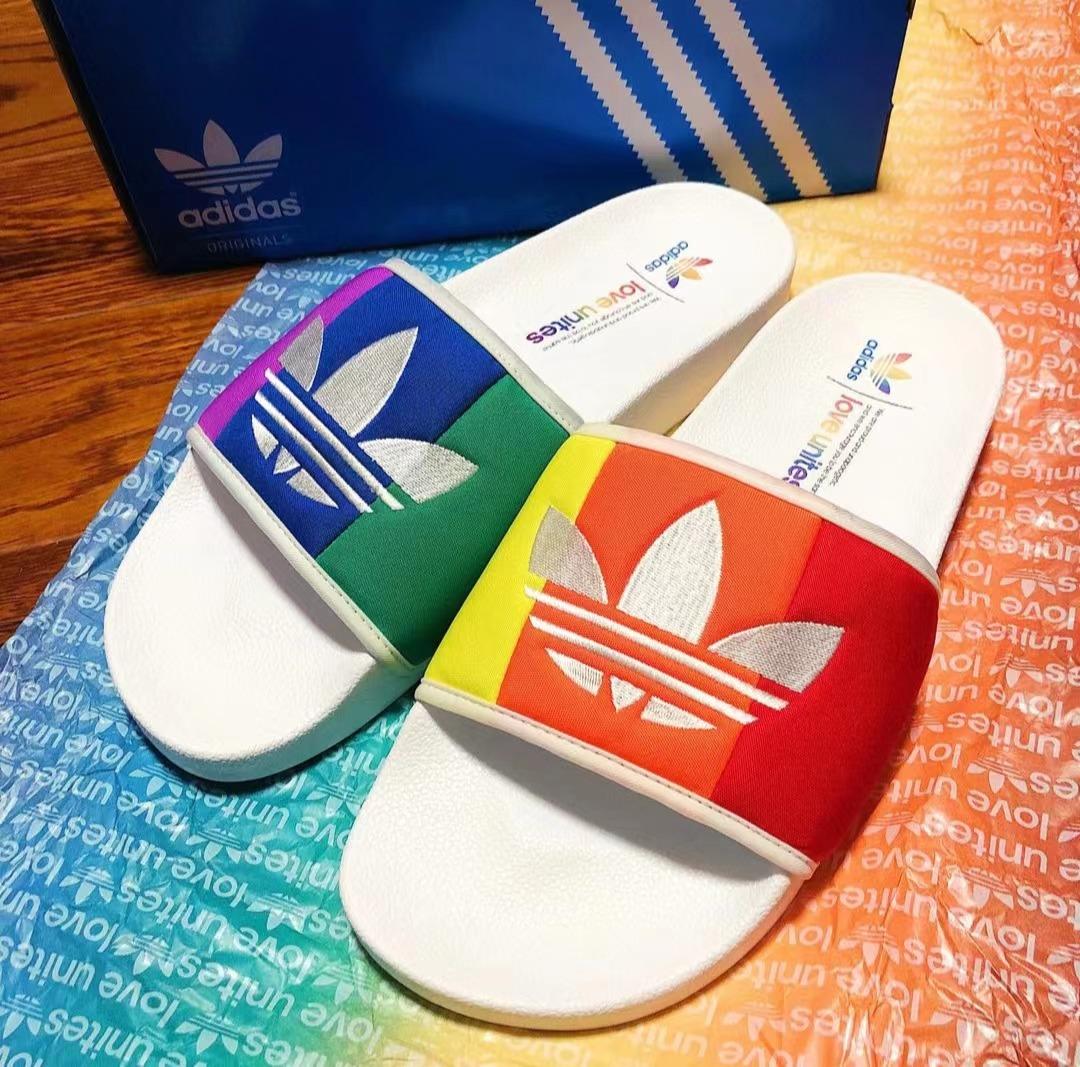 Adidas originals Adilette Pride Slide Carousell