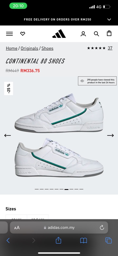 Continental shop 80 green