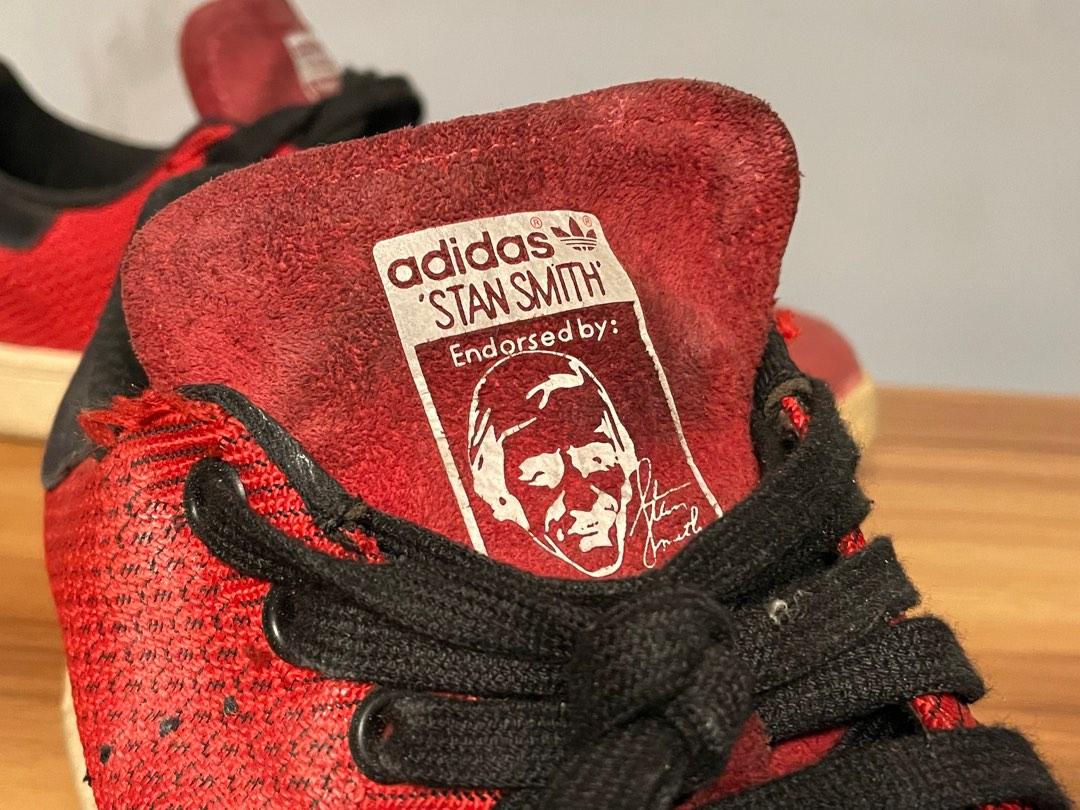 Adidas stan online smith weave red