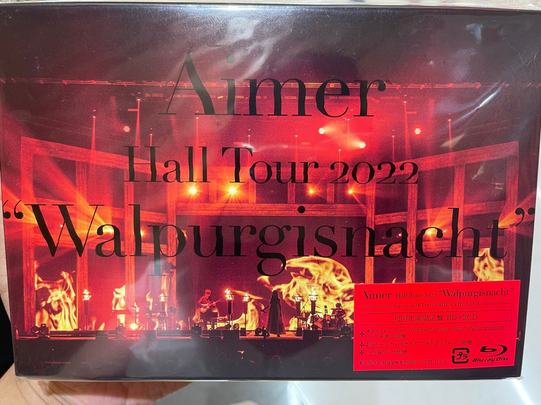 DVD / Aimer / Aimer Hall Tour 2022 ”Walpurgisnacht” Live at TOKYO
