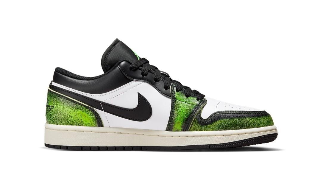 Electric green jordan best sale 1