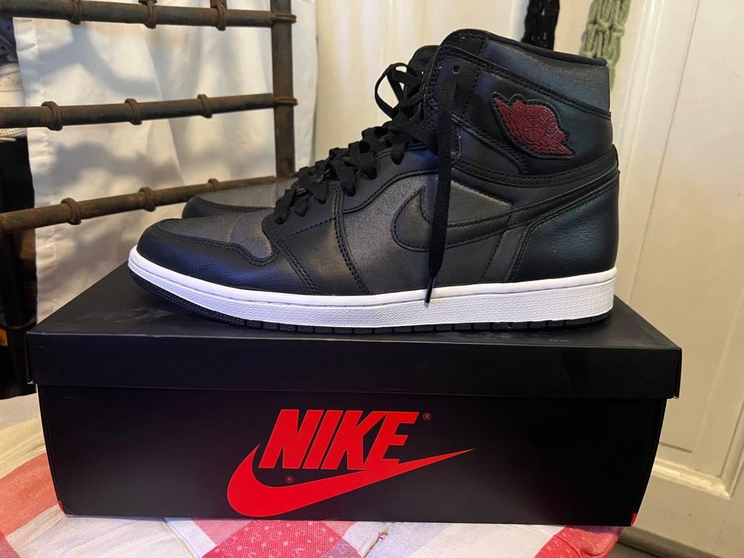 aj1 black gym red