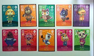 Animal Crossing Amiibo Cards Nintendo Japanese Ver. SERIES 4 (301-400)