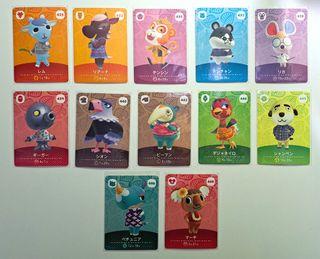 Animal Crossing Amiibo Cards Nintendo Japanese Ver. SERIES 5 (401-448)