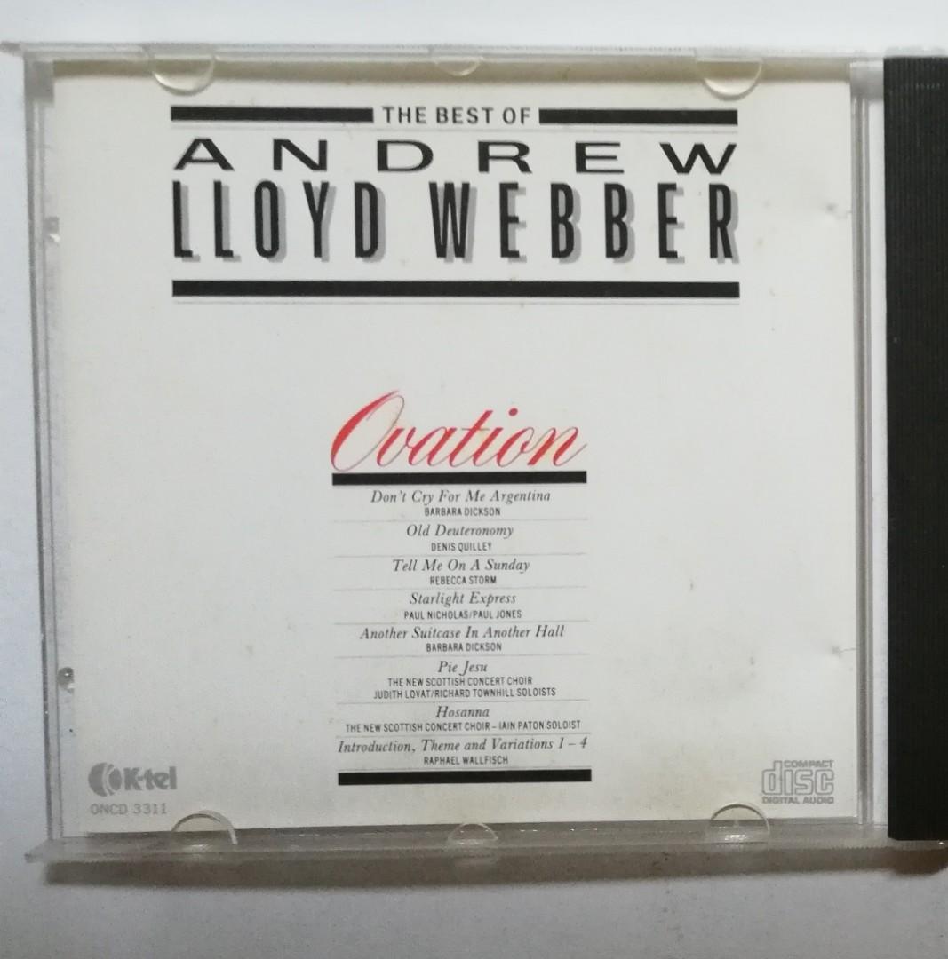Andrew Lloyd Webber The Best Of CD (A35), Hobbies & Toys ...