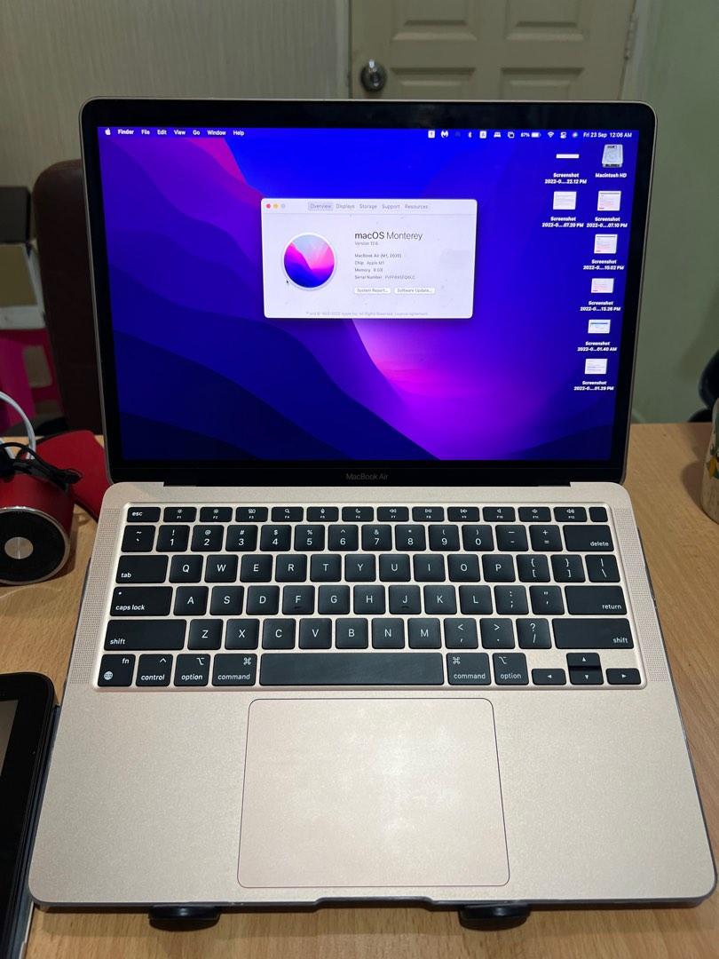 2021 Apple MacBook Air gold 256gb 10/10, Computers & Tech, Laptops