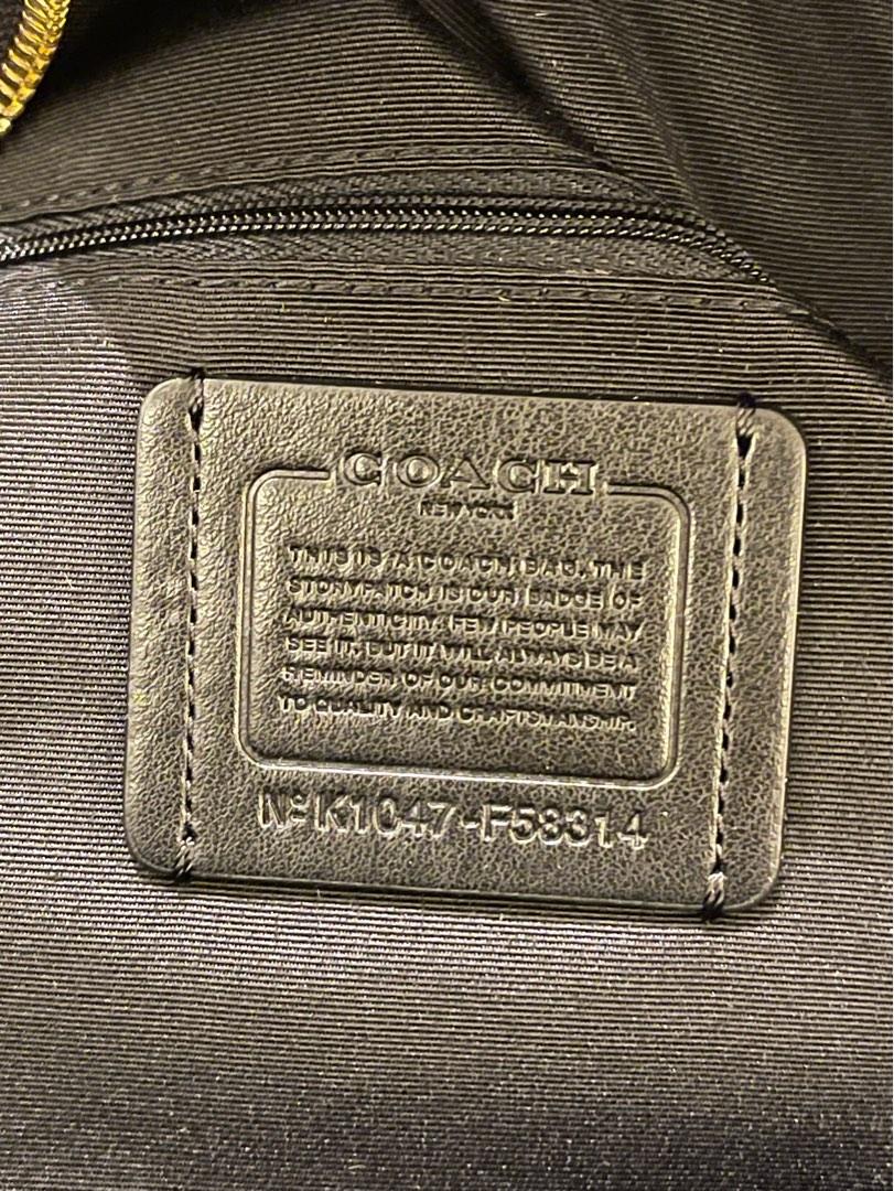 Authentic Coach F58314 large Charlie monogram backpack