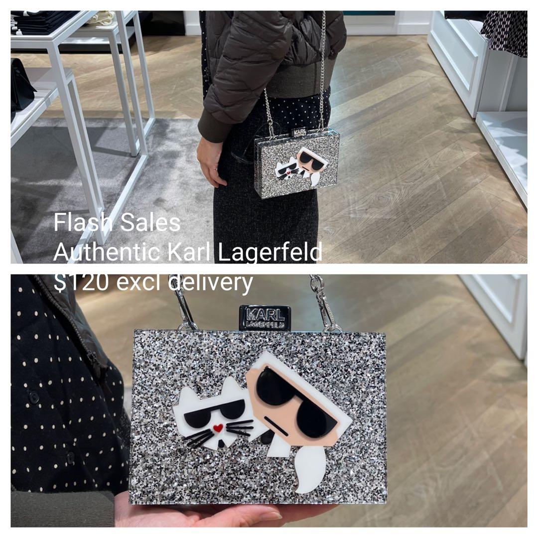 Karl Lagerfeld Wine Leather Evening Clutch Bag – AUMI 4
