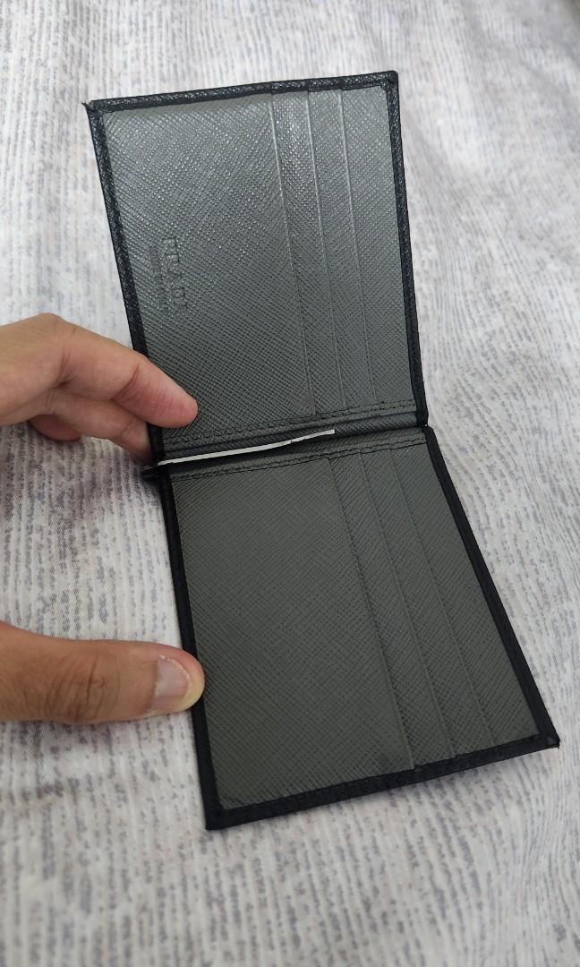 Authentic Prada Money Clip, Men's Fashion, Watches & Accessories, Wallets & Card Holders on
