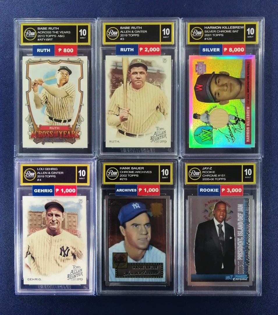Babe Ruth, Harmon Killebrew, Lou Gehrig, Hank Bauer, and Jay-Z Cards on a  Slab Case, Hobbies & Toys, Toys & Games on Carousell