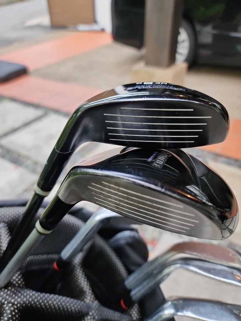 Beautiful Japanese Golf Irons Set. MIURA Irons with BMW stand bag