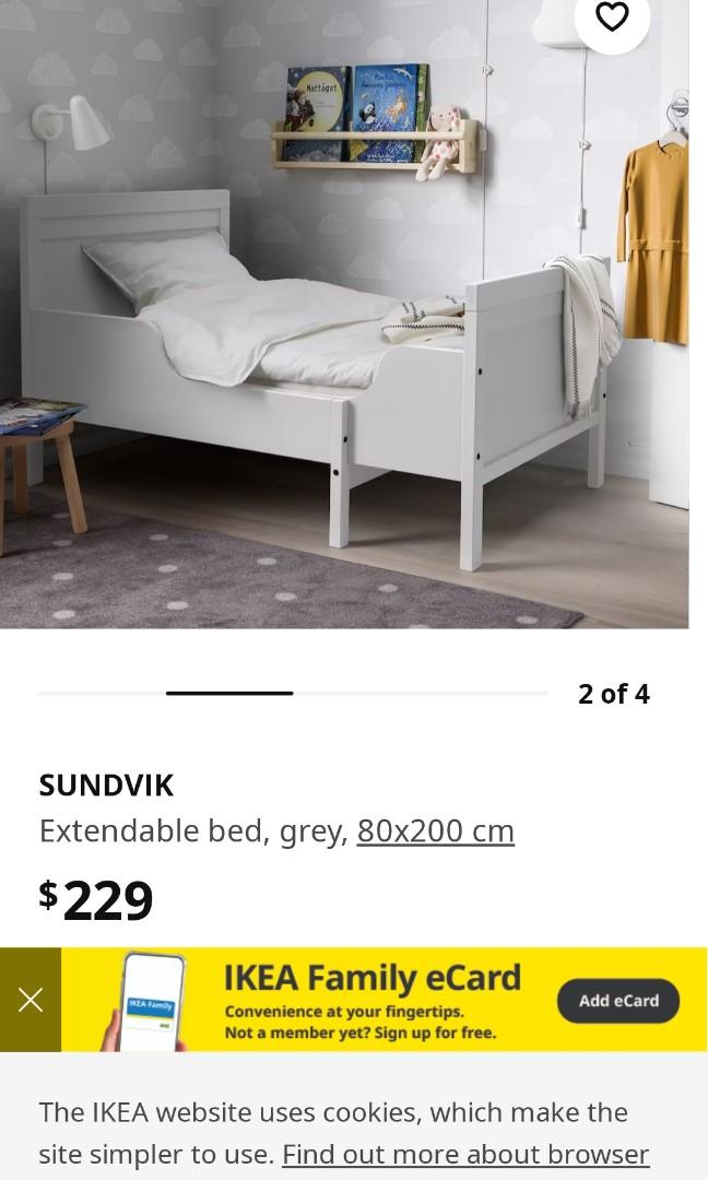 Bed frames extendible for childrens, Furniture & Home Living, Furniture