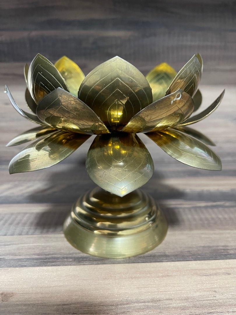 Brass Lotus Stand, Furniture & Home Living, Home Decor, Other Home