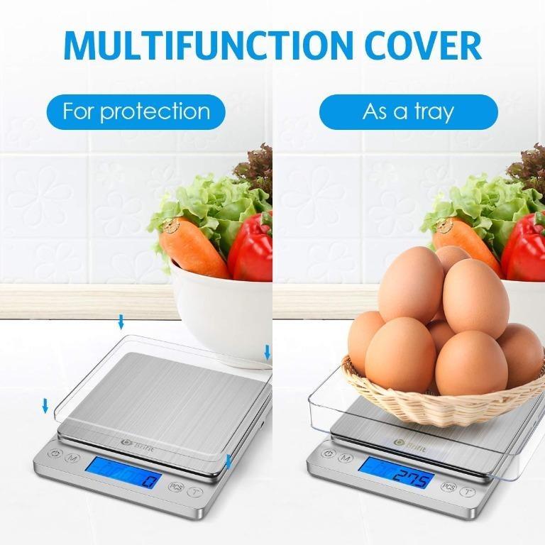 Brifit Digital Food Kitchen Scale, 5000g Max Weight Scale, Greater