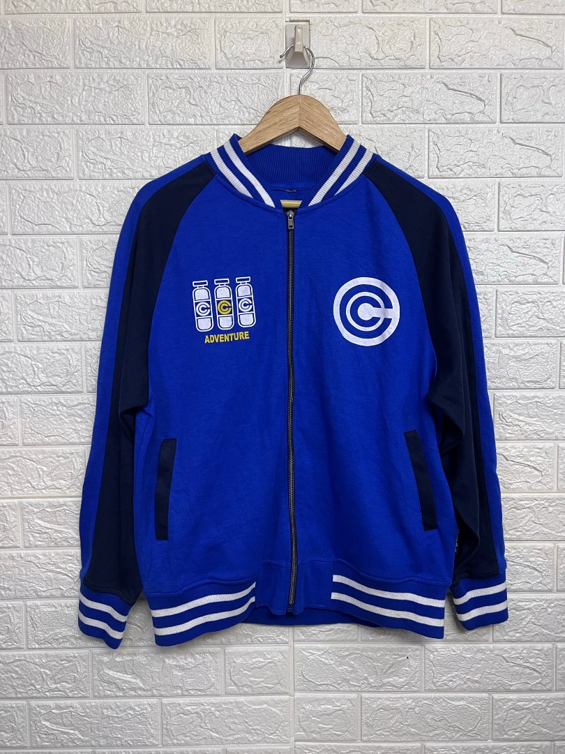 Capsule corp varsity jacket on sale