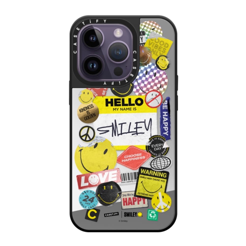 原裝正貨CASETiFY代購CASETiFY Smiley®️ Capsule 14 Pro Magsafe 鏡面
