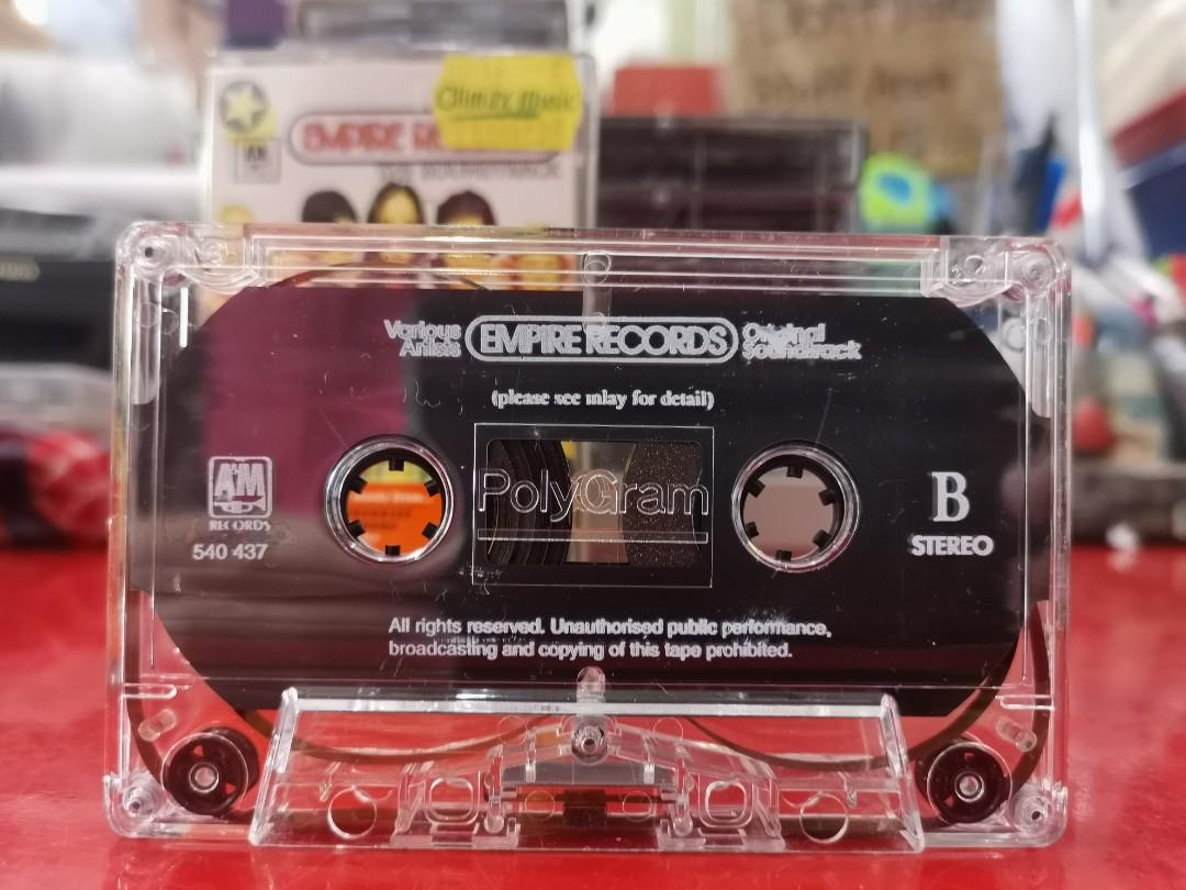 Cassette) Various Artists EMPIRE RECORDS Original Soundtrack ...