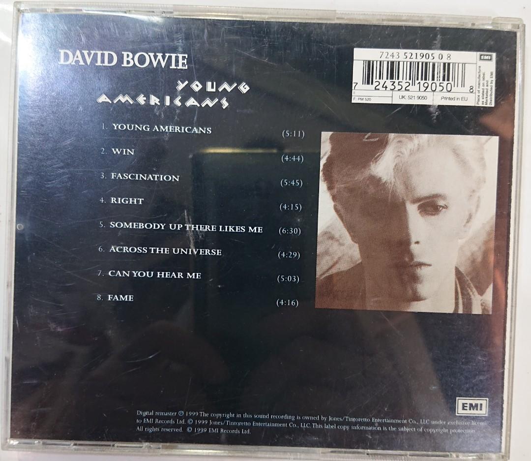 Cd David Bowie young americans, 興趣及遊戲, 音樂、樂器 & 配件, 音樂與媒體 - CD 及 DVD ...